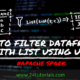 How to filter DataFrame based on keys in Scala List using Spark UDF